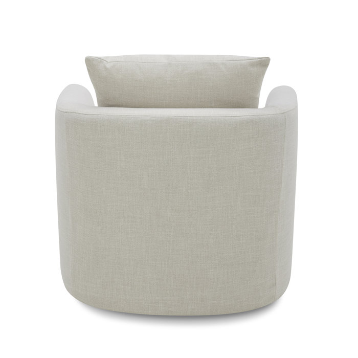 Menta Upholstered Swivel Barrel Chair & Reviews Joss & Main